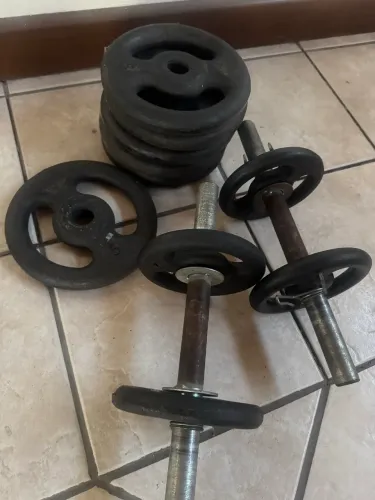 38kg em Anilhas de ferro