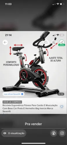 Bicicleta ergométrica 