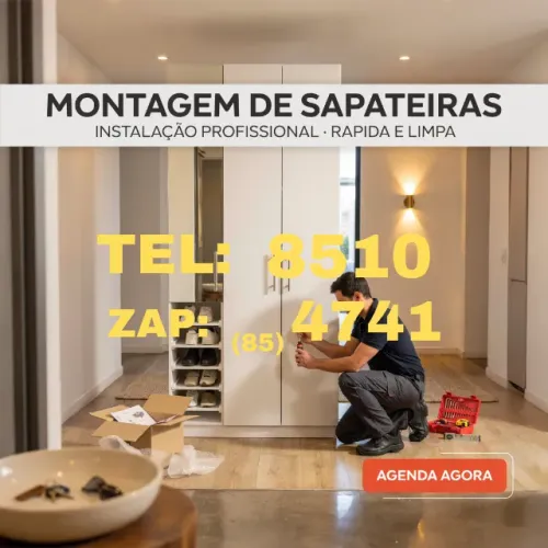 Montador de móveis. Serviço seguro e de qualidade garantida.