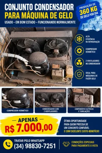 Conjunto para refrigeração