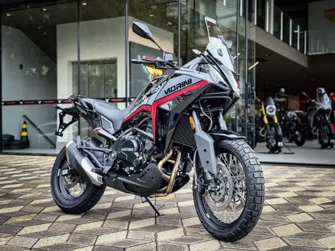 Moto Morini X-Cape Spoke Black Ebony 2026 ( Já emplacada )