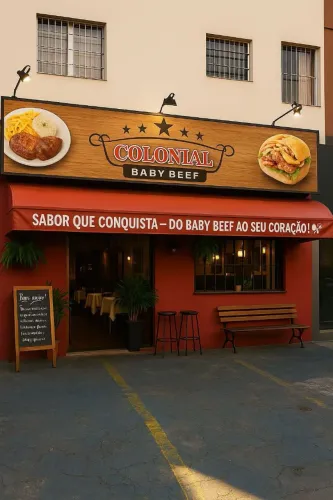 Restaurante em funcionamento *