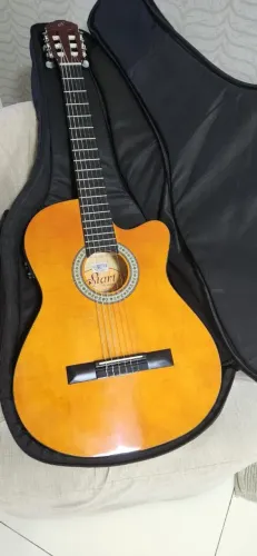 Violão Giannini Start Eletroacústico Nylon Cutaway + Capa - Excelente Estado