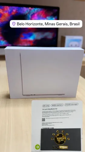 MacBook Air M5 - 13 polegadas 16GB / 512GB +KIT CAPA 