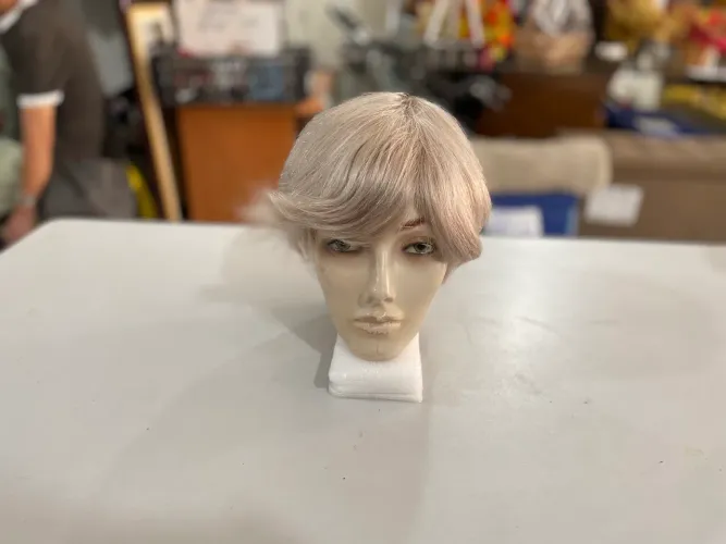 Lace Natural Wig Curta Loira