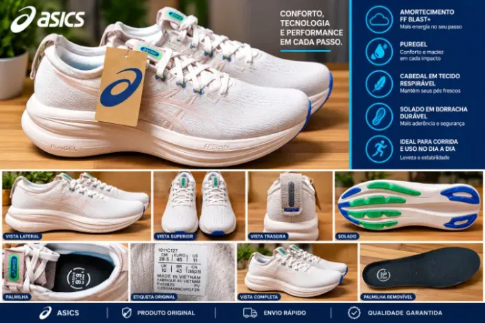 Tênis Asics nibus 28 tamanho 43
