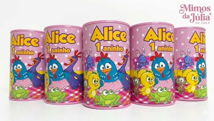 Kit cofrinho personalizado