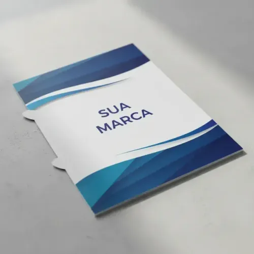 pasta com orelha para documentos