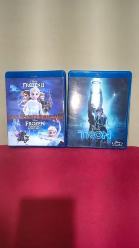 Blu-ray Tron e Frozen coleção duplo 