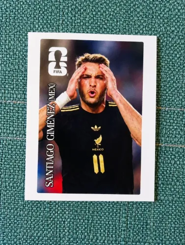 Figurinha Santiago Giménez FIFA Coca Cola Copa do Mundo 2026 Original Colecionador
