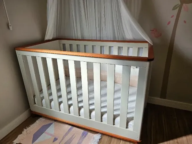 Berço NOVO mini cama Somniare americano Pintura em laca