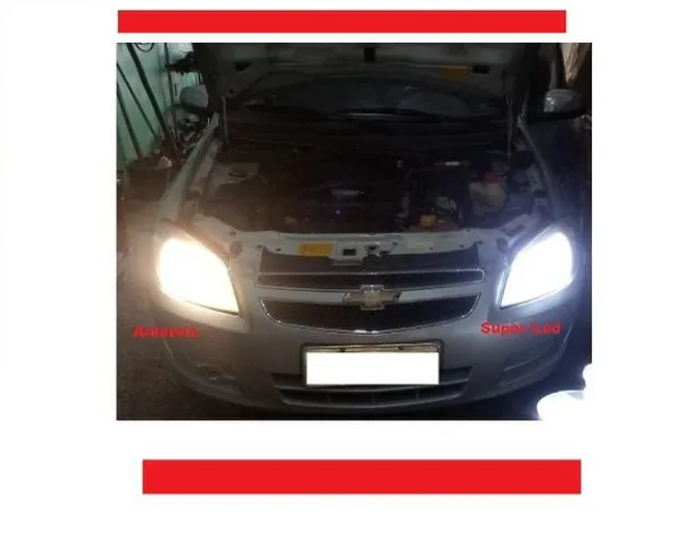 Par Super Led Clarear muito h4 h7 h3 h1 Fácil instalação tirou colocou muydy uufyi