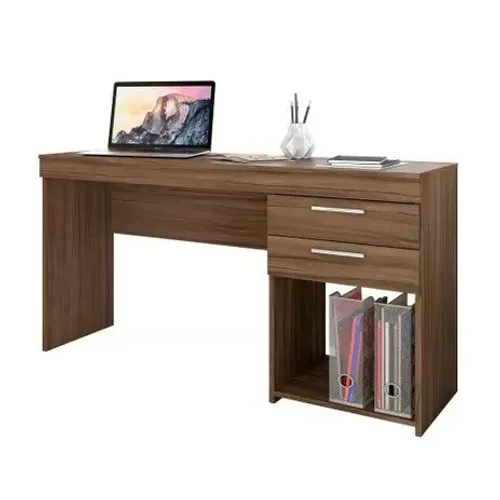 Escrivaninha 2 Gavetas Notável Office Nogal **nova na caixa**