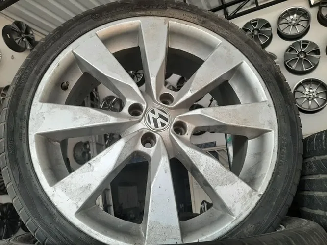 Roda aro 18 estrela Prata Gm prisma 4x100 novas