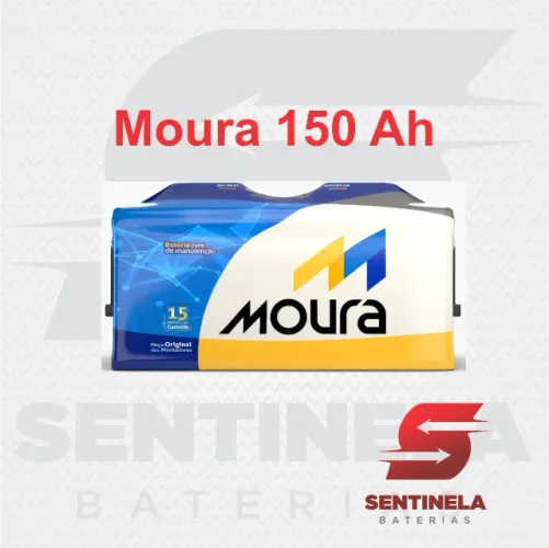 Bateria Moura 150 Amperes com 15 meses de garantia