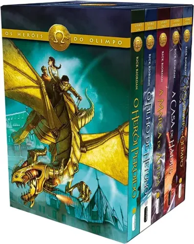 Os Heróis do Olimpo - Box (novo no plástico) - Rick Riordan