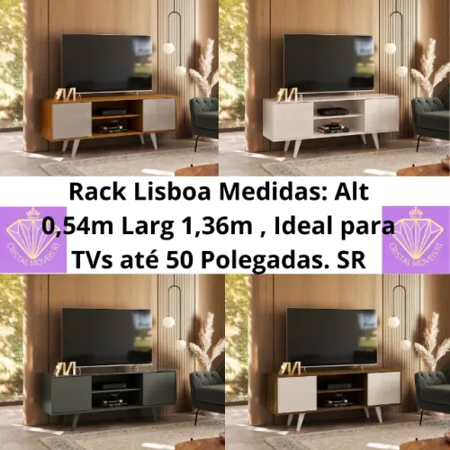 Rack Lisboa 2P TVs até 50 SR