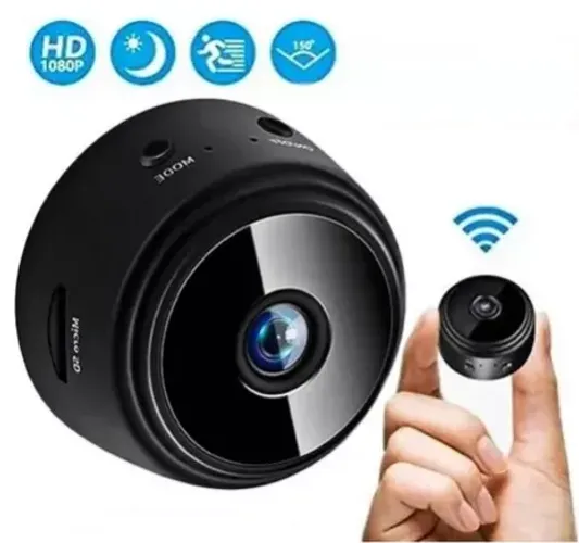 Mini Câmera A9 Wifi com Visão Noturna 1080P Sem Fio Vigilância z223 