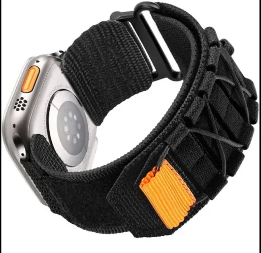 Pulseira estilo tático militar para smartwatch estilo Apple Watch 