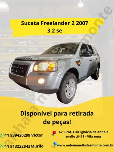 Sucata Freelander 2 2007 3.2 se