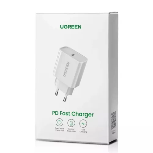 Fonte carregador turbo PD Ugreen 20w para iPhone