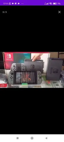 Nintendo switch cartão 64gb gb lotado d jgs dock , carregador ,case completo ac trocas.