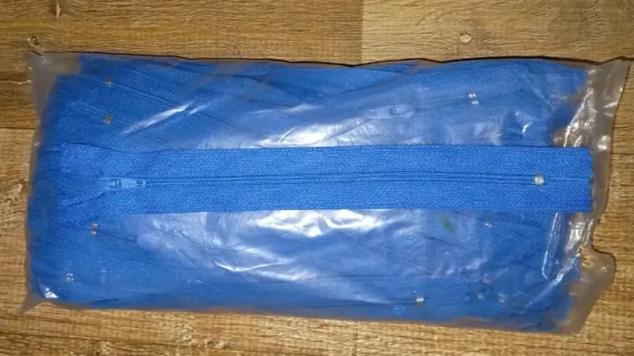 Lote ziper 100 ziperes 18cm metálico azul