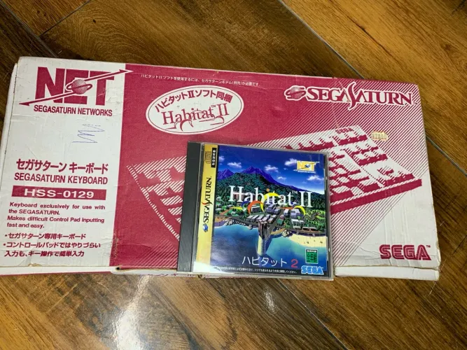 Teclado Sega Saturn + Habitat 2