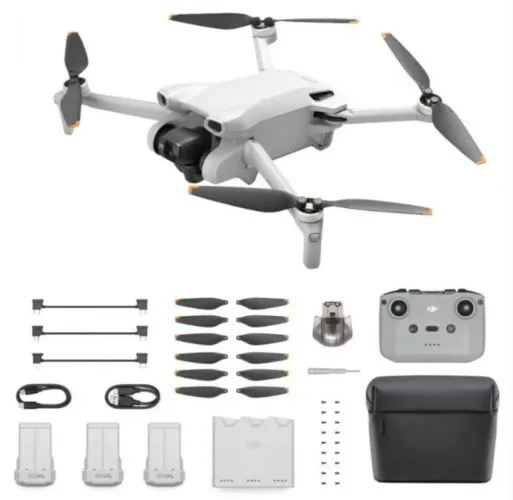 Drone DJI Mini 3 com 3 baterias