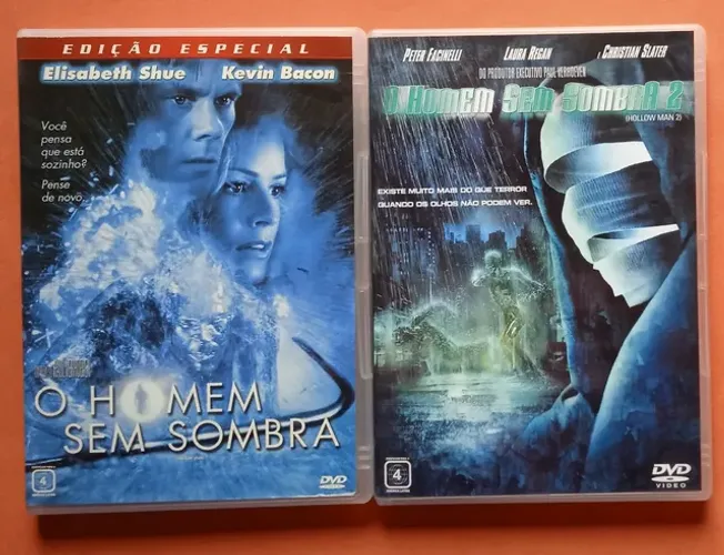 Dvd O Homem Sem Sombra 1 e 2