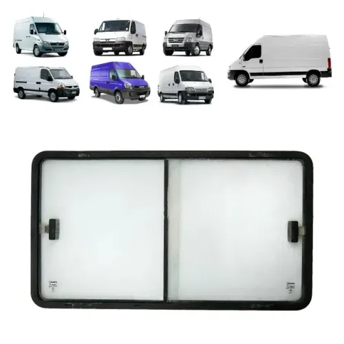 JANELA LATERAL MASTER DUCATO SPRINTER IVECO TRANSIT LADO DIREITO OU LADO ESQUERDO (ADAPTAÇ