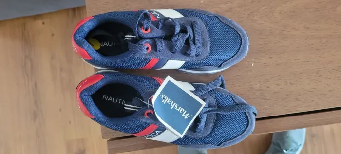 Tênis Infantil Nautica Azul com Detalhes - Tamanho 32