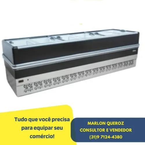 Ilha de Congelados 3M Preta Polar Nova