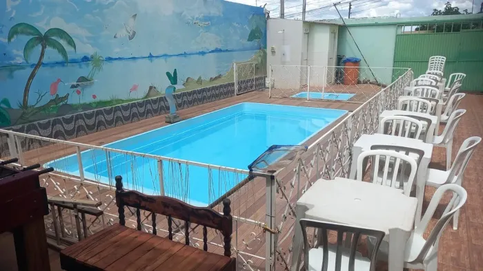 Vendo ou Troco Área de Festas com Piscina e Churrasqueira