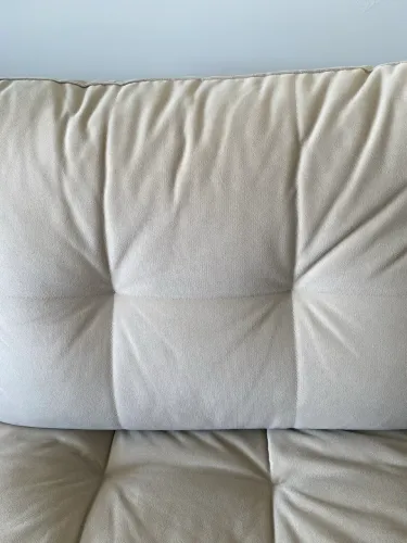 Sofá bege 3 modulos