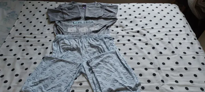 Pijama Feminino Manga Longa 