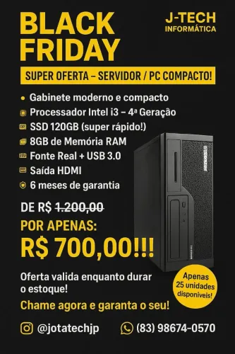 Gabinete Servidor Compacto