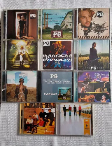 COLEÇÃO DE 8 CD'S (PG)+3 CD'S OFICINA G3/ NOVOS, SEM RISCOS 
