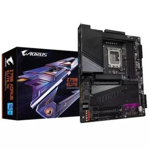 Placa Mãe Gigabyte Z790 Aorus Elite X, Intel, mATX, LGA 1700, M.2 NVME, 4XDDR5, MAX. 192GB