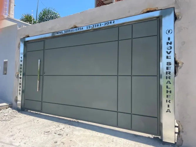 Portões em aço sob medida ?