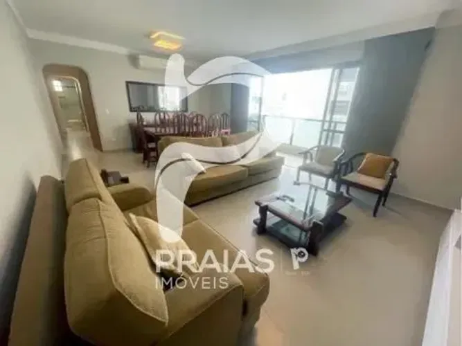 Apartamento mobiliado, 3 dormitórios, Região Barra Funda, Guarujá