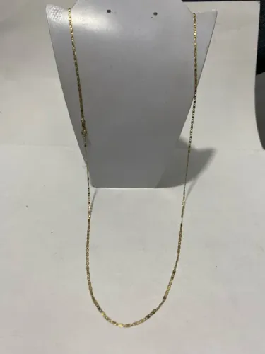 Corrente de Ouro 18k veneziana gargantilha resistente