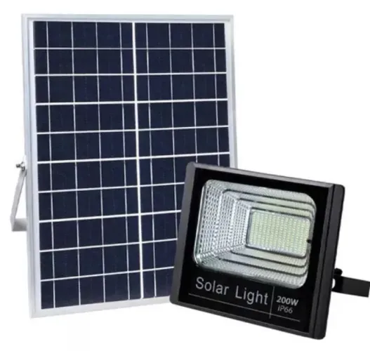 Refletor Solar 200W LED - Iluminação potente e econômica