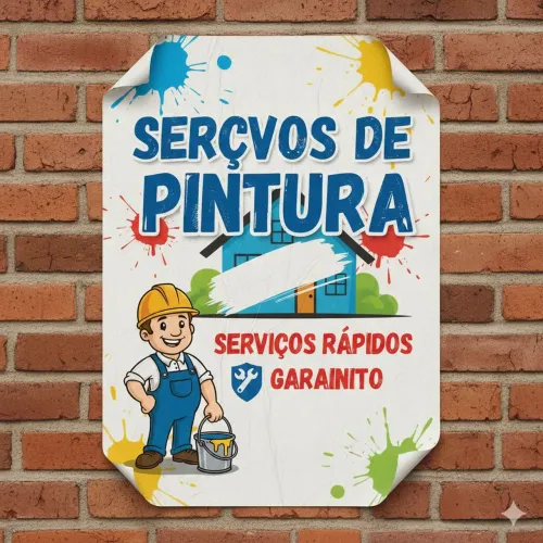 Fazemos serviços de pintura em geral 
