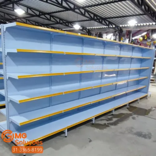 Gôndola comercial para supermercado