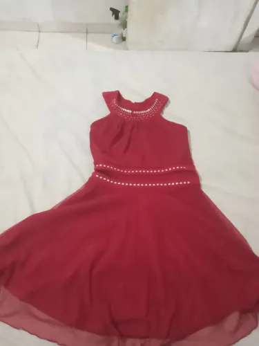 Vestido Infantil Vermelho para festas/batizado/casamento