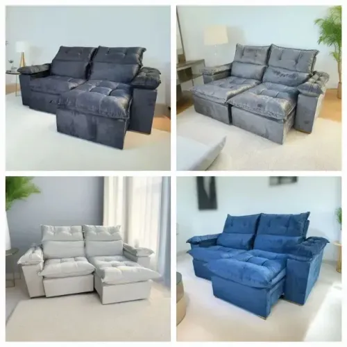 Sofá Retrátil e Reclinável Imperial 2,00 m Produto Novo!! Pronta Entrega!!