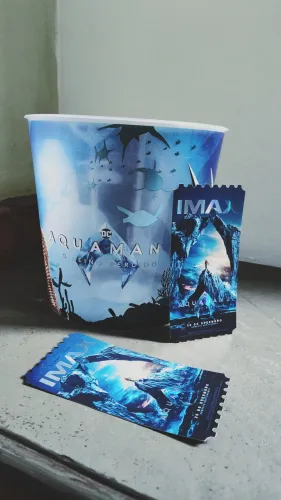 Balde Colecionável Aquaman 2 - O Reino Perdido | IMAX Original