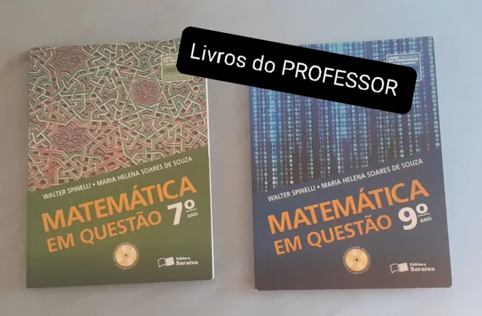 Livro Matemática em Questão * PROFESSOR  * Valor Unitário R$50 - Ver disponibilidade **