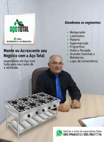 Tudo em Aço para montagem ou alteração da sua empresa